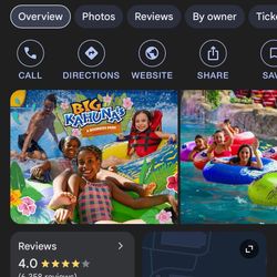 Big Kahuna Water Park Tickets 