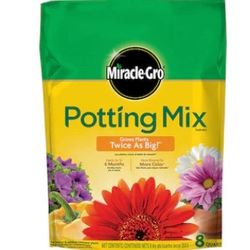 Miracle-Gro Potting Mix 8 Quart Bag