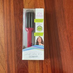 Brand New Ceramic Conair Curly/Flat Iron For Hair Styling 