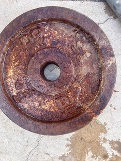Cast Iron Barbell Weight Plate 2 1/2 lbs