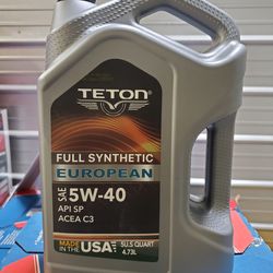 Special Price Motor Oil 5w40 Full Synthetic Europe Vehicle Case 3GAL 5QT High Quality Available 