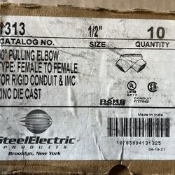 Elbow ProConnex 1/2" D Die-Cast Zinc For Rigid/IMC