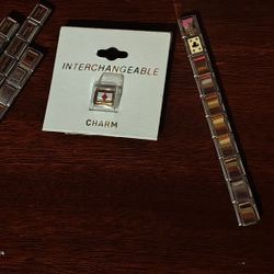 Italian Modular Stainless Steel Bracelets And Charms