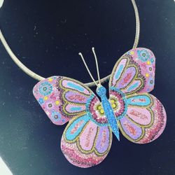 9.25 Silver & Zirconia necklace & Earrings 