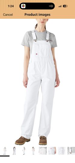 White Dickie Overalls