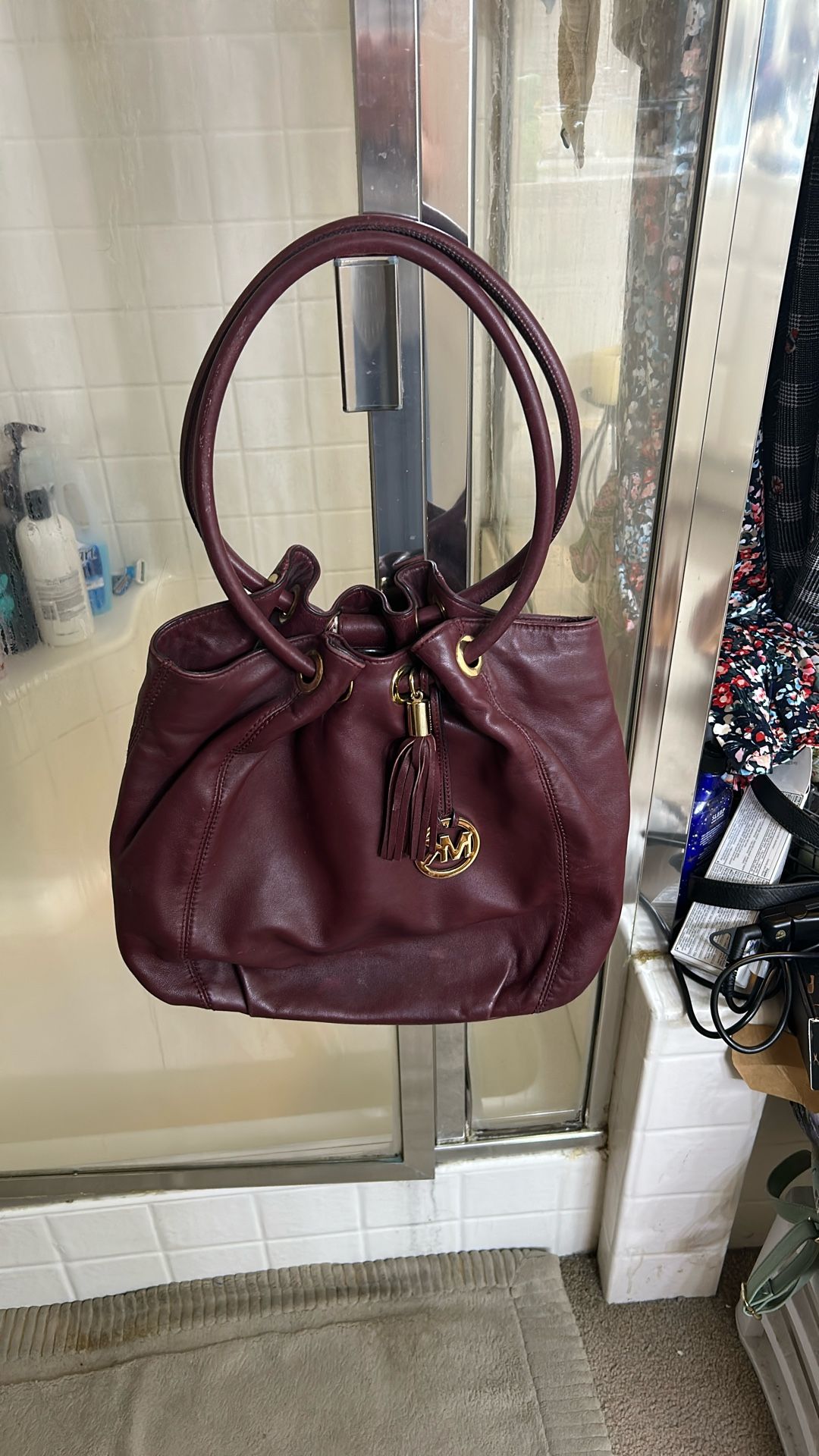 Michael Kors Burgundy Purse