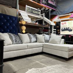 Grey Sectional On Sale Free Delivery 