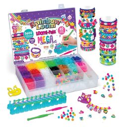 New In Box! GREAT GIFT IDEA (Ages 7+) Rainbow Loom Mega Combo Set $15 (C-129)