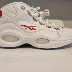 Allen Iversons Red And White Size 10 New