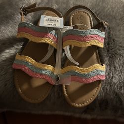 New Target Girls Sandals Size 1