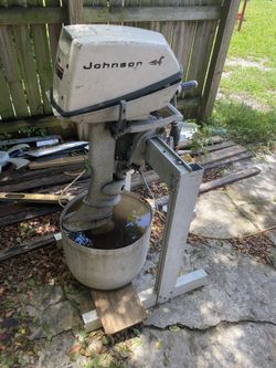 Jonson 6 Hp No Problem Ready For Fishing Camping  Outboard 