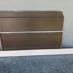 Vintage Oak Double/Full Bed Frame