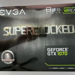 GeForce GTX 1070 - 8gb Super Clocked EVGA Graphics Card