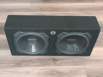 Dual 12" inch Kenwood Excelon Speakers