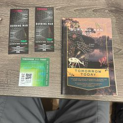 2 Burning Man Tickets + Parking Pass 