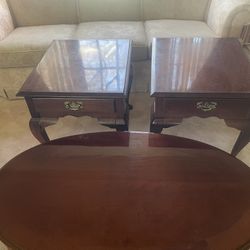 Coffee Table & End Tables Set 