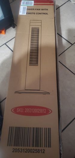 Tower Fan With Remote Control 