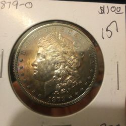 1879 O Morgan Silver Dollar 