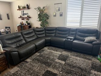 Leather Couch (recliners)
