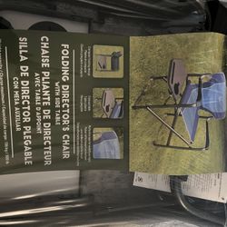 Timber Ridge Folding Chair With Side Table 