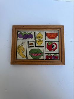 Vintage needle point