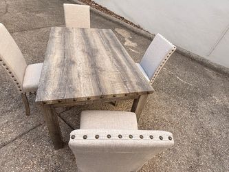 Lightly Used Wooden Dining Table