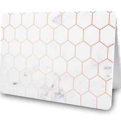 MacBook Pro 13” New White Marble Case