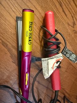 Bed Head TIGI waver and Olla Bella straightener