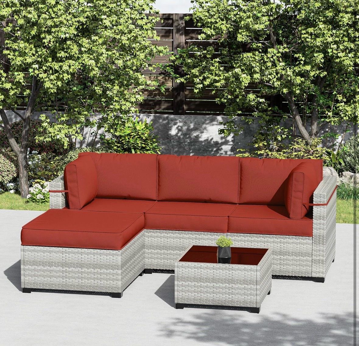 9 Pack Patio Cushion Covers Outdoor Furniture Cushion Slipcovers Replacement Waterproof with Zipper