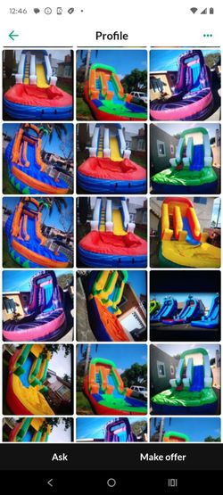 Water slides jumpers waterslide jumper