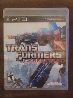 Transformers war for cybertron PS3