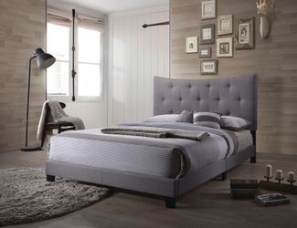 Queen Bed Frame- Cama queen @Elegant Furniture