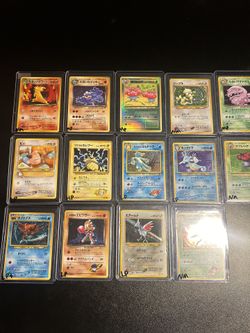 Vintage Pokemon Cards Japanese 
