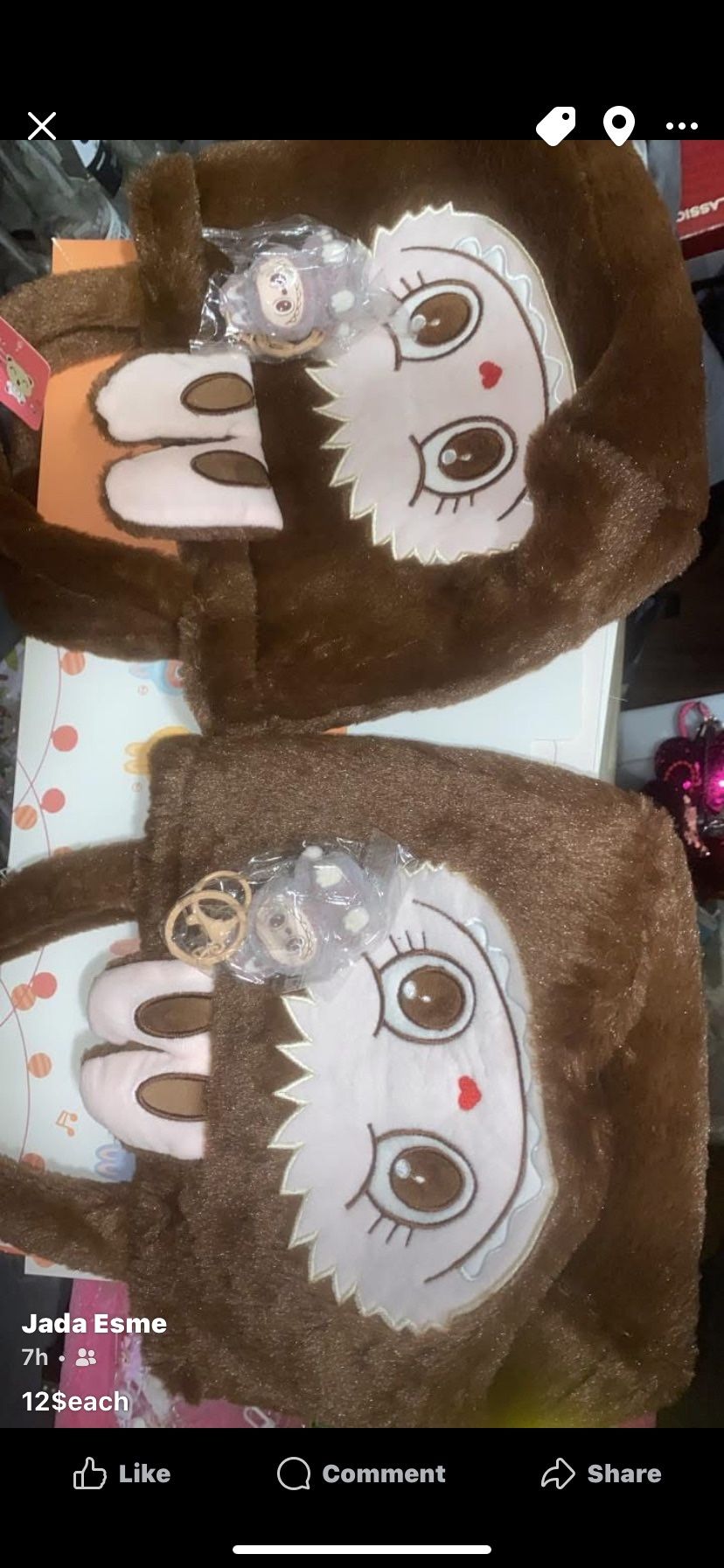 13$ Each Tote / Keychain Labubu