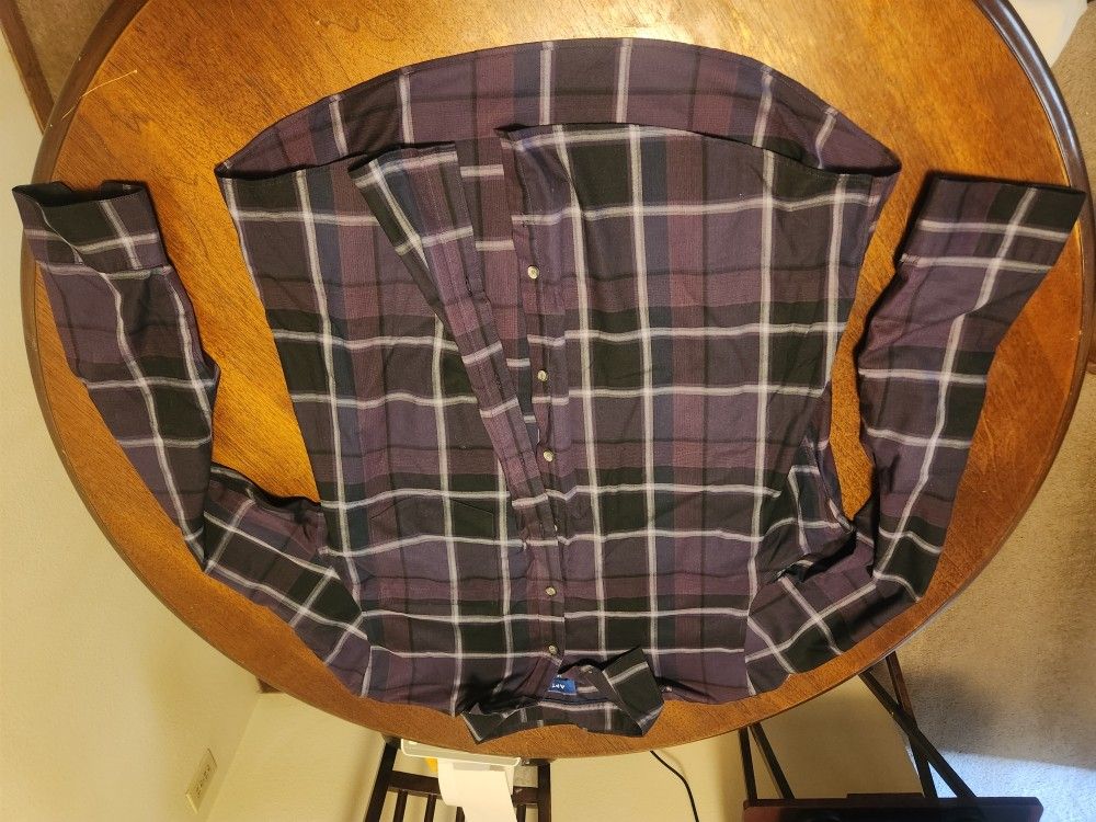 APT. 9 Premier flex teens button up long sleeve dress shirt