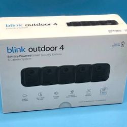 Blink Outdoor Gen. 4 Battery Powered Smart Security  Camera 5 Camera System