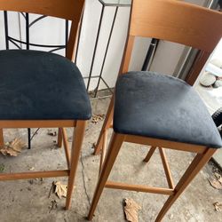 Two bar stools 