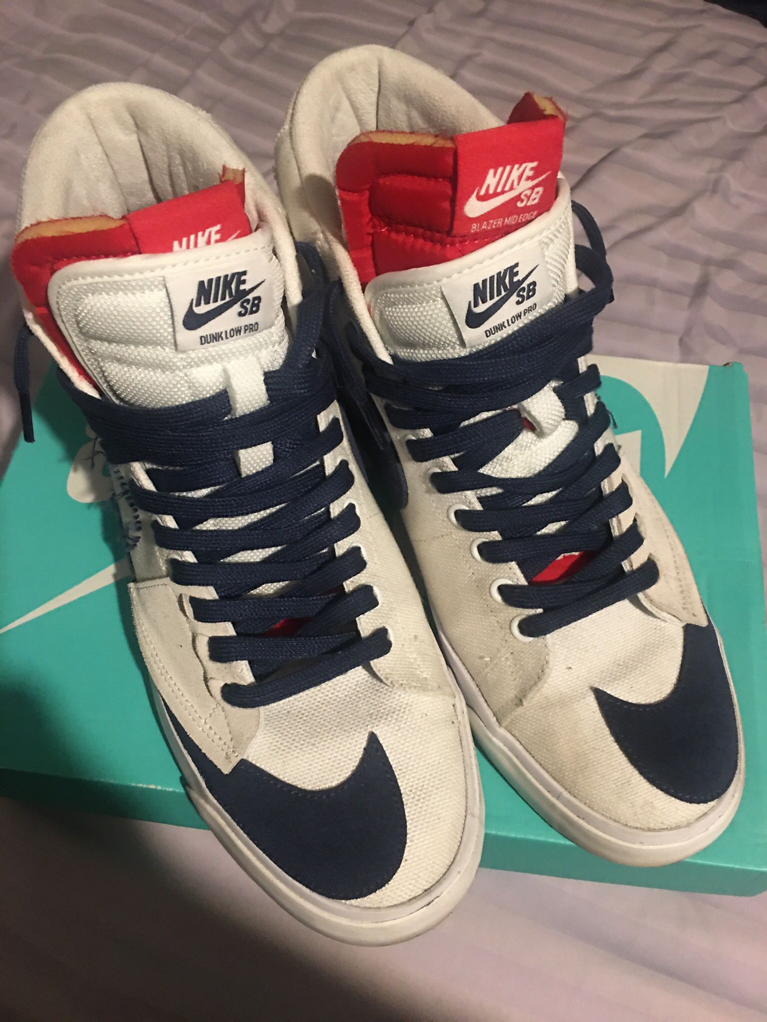 Nike SB Blazer Mid Edge Hack Pack White Size 11.5