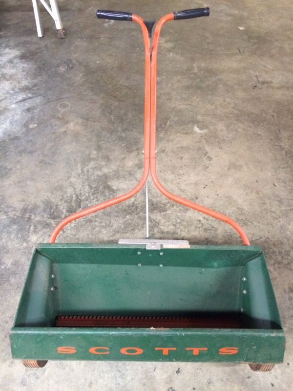 Vintage Scotts Model 75 3 Drop Spreader For Sale In Gainesville GA OfferUp