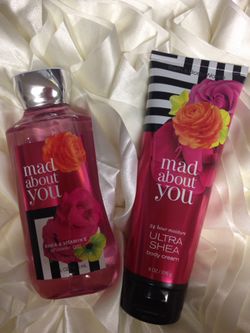 Bath & Body Works- "Mad about You" retired scent hand cream & body wash- Easter