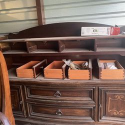 Wood Buffet/ China Dresser