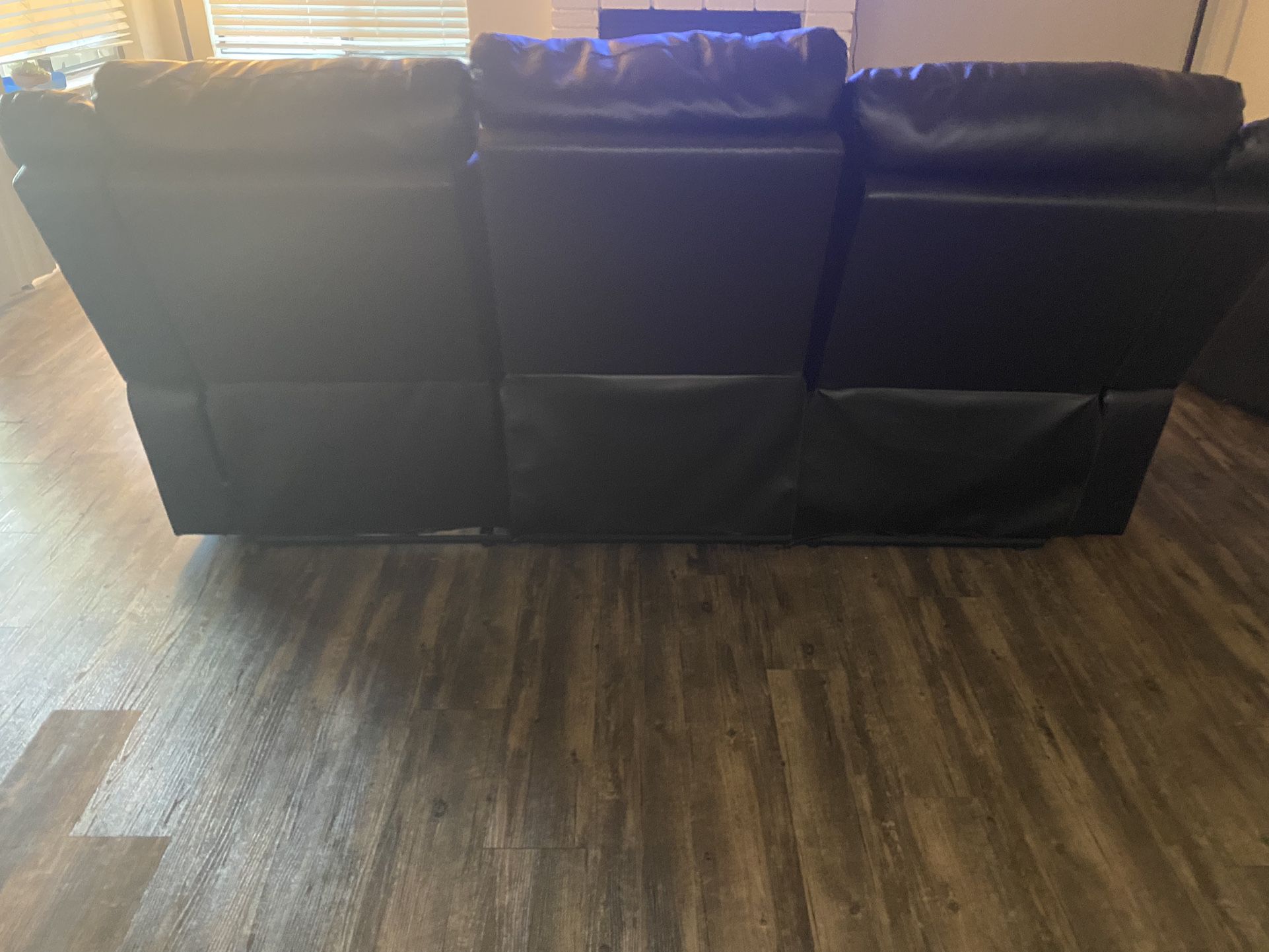 Leather Couch Recliner Brand New $650 (obo)