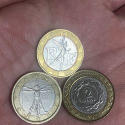 I'm selling three collectible coins, asking for $15 for all three.