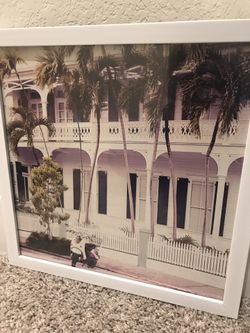Tropical framed photo
