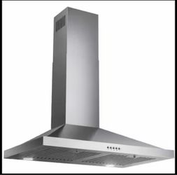 Brand New VIKIO 30 inch Convertible 420-CFM Recirculating Wall-Mounted Range Hood with Charcoal Filter