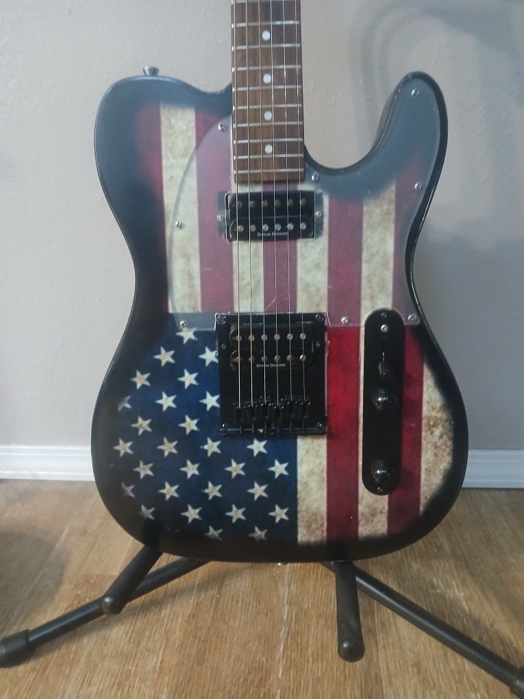Cool US Flag Telecaster