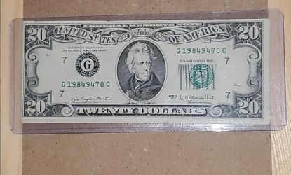 1977 Series $20 Federal Reserve Note
