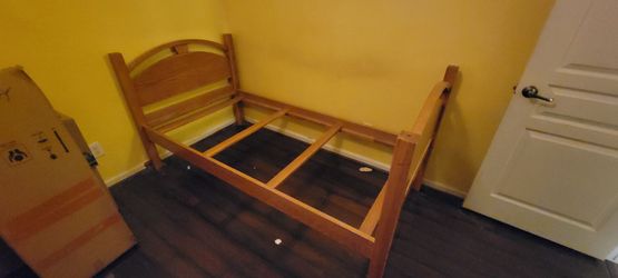 Solid Wood Twin Bed Frame