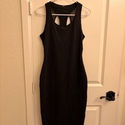 Lululemon Fitted Black Dress