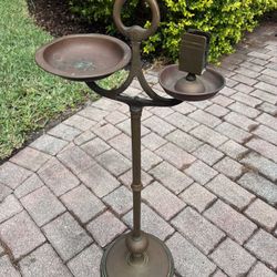 Solid Bronze Brass Cigar Smoke Stand 